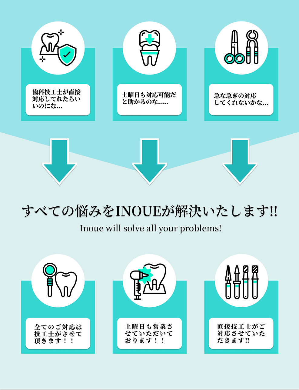 すべての悩みをINOUEが解決いたします‼️